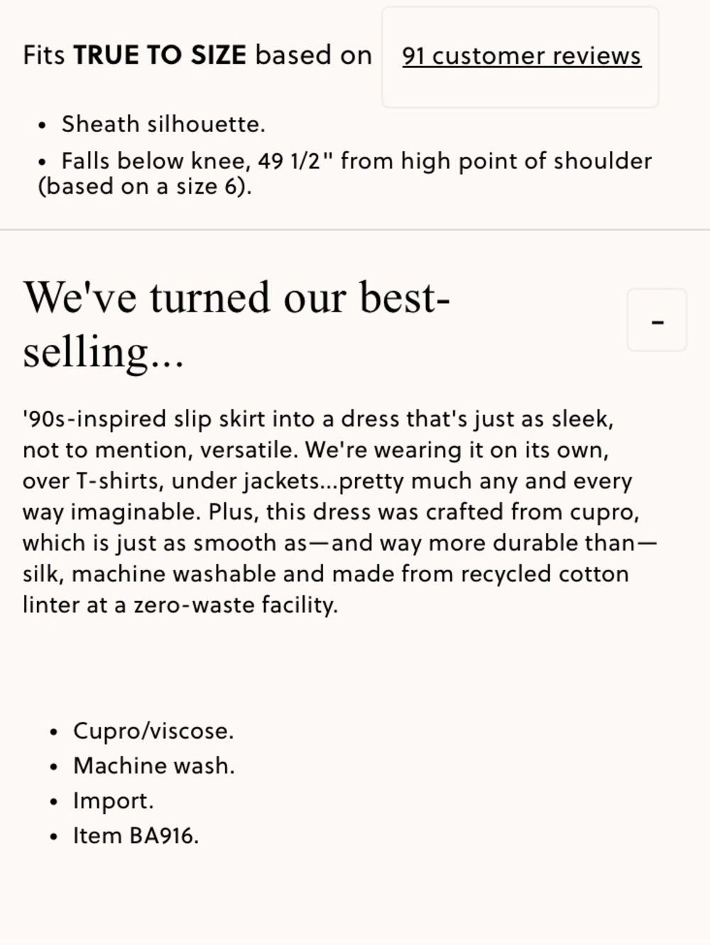 J.Crew Gwyneth Cupro Slip Dress - size 6 - NWT - Picture 6 of 6